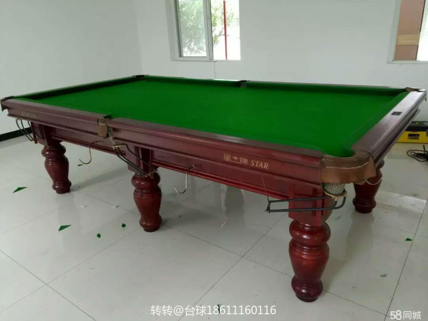 北京台球桌维修换邦布拆装调平移位拆卸的图片