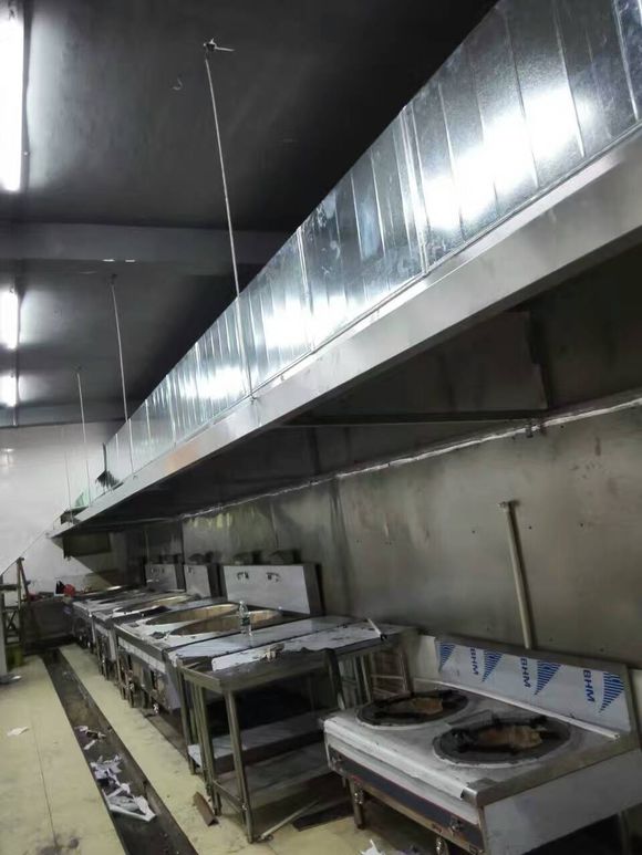 东城事业单位食堂厨房排烟管道安装制作 厨房烟罩加工